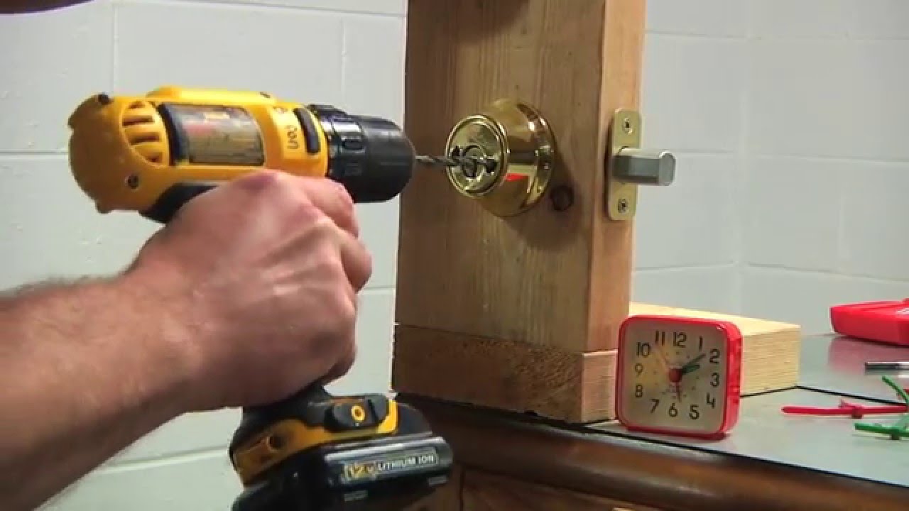 Drill Out Lock